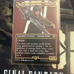 Final Fantasy MTG Noctis Prince Of Lucis Borderless - Image 5
