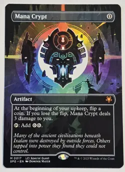 MTG Magic The Gathering- Mana Crypt - NEW! Unplayed! Rare Artifact - Image 1