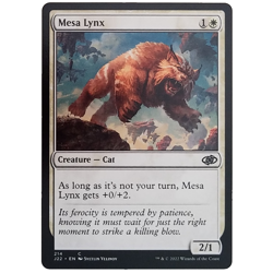 x1 Mesa Lynx J22 MTG M/NM Common White Creature Cat Jumpstart 2022 TCG CCG - Image 1