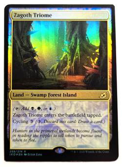 ZAGOTH TRIOME - Foil MISPRINT / MISCUT - Ikoria: Lair of Behemoths - MTG Magic - Image 1