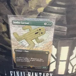 JUMBO CACTUAR (BORDERLESS) Final Fantasy Magic MTG MINT CARD - Image 4