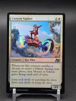 MTG Magic the Gathering Canyon Vaulter (8/568) Aetherdrift NM FOIL - Image 1
