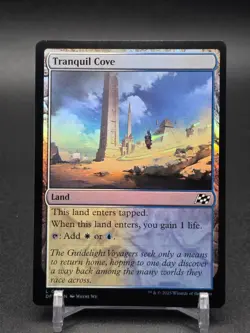 MTG Magic the Gathering Tranquil Cove (267/568) Aetherdrift NM FOIL - Image 1