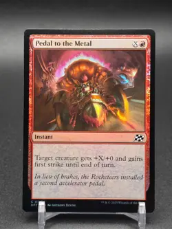 MTG 0141 PEDAL TO THE METAL Instant Aetherdrift card⚔NM/MT Magic the Gathering - Image 1