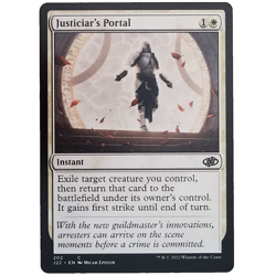 x1 Justiciar's Portal J22 MTG M/NM Common White Instant Jumpstart 2022 TCG CCG - Image 1