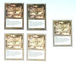 Magic the Gathering * MTG * 5 x Ornithopter * 3 Revised 2 4th * - Image 1