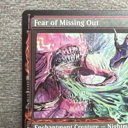 Fear of Missing Out - Duskmourn House of Horror (DSK) #316 NM Showcase MTG - Image 2