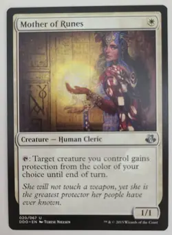 MTG Mother of Runes 020/067 From Elspeth vs Kiora Duel Deck - Image 1
