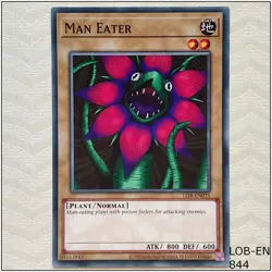 Man Eater - LOB-EN075 - Common Unlimited Yugioh - Image 1