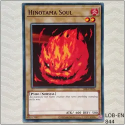 Hinotama Soul - LOB-EN026 - Common Unlimited Yugioh - Image 1