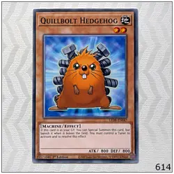 Quillbolt Hedgehog - LED8-EN047 - Common 1st Edition Yugioh - Image 1