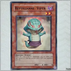Reptilianne Viper - SOVR-EN023 - Common Unlimited Yugioh - Image 1