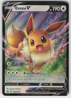Eevee V - Promo SWSH: Sword & Shield Promo Cards SWSH065 Pokemon - Image 1