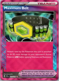 Pokemon Card Maximum Belt 117/131 Prismatic Evolutions - Near Mint - Image 1