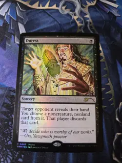 Mtg Duress FOIL Promo 0007 Destroy All Humans - Small Seller 😺 - Image 1