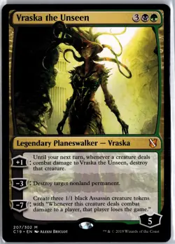 Vraska the Unseen 207 Mythic Commander 2019 MTG Lightly Played - Image 1