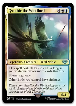 Gwaihir the Windlord #210 (Foil) (NM) Lord of the Rings LTR Magic MTG - Image 1