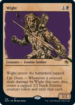 Wight (Showcase) - Near Mint MTG Adventures in the Forgotten Realms - Image 1