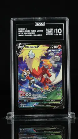 2022 Pokemon Silver Tempest Blaziken V #TG14/TG30 TAG 10 - Image 1