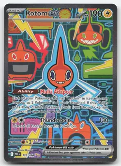 Rotom ex 126/094 Phantasmal Flames Pokemon Card TCG - Image 1