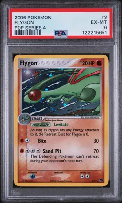 2006 POKEMON POP SERIES 4 #3 FLYGON PSA 6 - Image 1