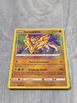 Zamazenta Pokemon Vivid Voltage 102/185 Amazing Rare Holofoil - C812 - Image 1