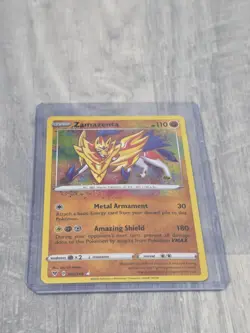 Zamazenta Pokemon Vivid Voltage 102/185 Amazing Rare Holofoil - C812 - Image 4