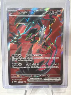 Yveltal ex 105/088 - Full Art Ultra Rare - Pokemon TCG: Perfect Order - NM - Image 1