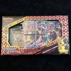 Pokemon TCG: Crown Zenith Premium Playmat Collection Morpeko V-Union Box NEW - Image 1