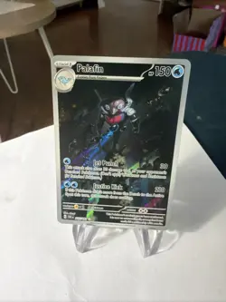 Pokemon TCG Palafin 225/091 Illustration Rare Holo - S&V Paldean Fates - NM - Image 1