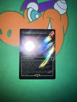 MTG Surge Foil Glittering Caves of Aglarond Lord of the Rings Gemstone Caverns - Image 1