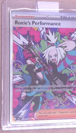 Pokemon TCG Roxie's Performance special illustration 121/086 Me04: Chaos Rising - Image 4