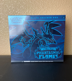 Pokemon TCG Mega Evolution Phantasmal Flames Elite Trainer Box English - Image 1
