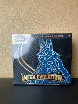 Pokemon TCG Mega Evolution Elite Trainer Box-Lucario Factory Sealed New - Image 1
