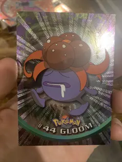 Pokemon Gloom #44 Topps TV Animation Edition Black Foil Near Mint - Image 1