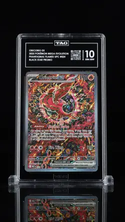 ORICORIO EX 2025 POKEMON MEGA EVOLUTION BLACK STAR PROMOS #024 TAG 10 - Image 1