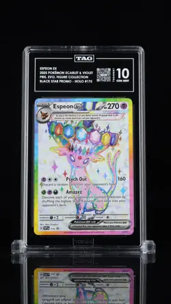 ESPEON EX 2025 POKEMON SCARLET & VIOLET BLACK STAR PROMOS #175 TAG 10 - Image 1