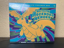 Pokemon Elite Trainer Box Mega Evolution Ascended Heroes New Sealed - Image 1