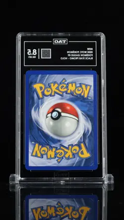 MEW 2000 WOTC POKEMON BLACK STAR PROMOS #9 APRIL 2000 POKEMON LEAGUE TAG 8.5 - Image 2