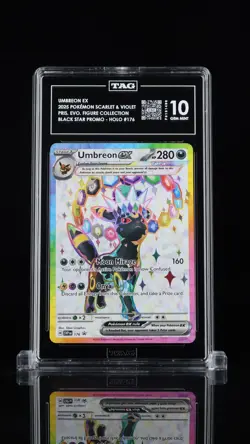 UMBREON EX 2025 POKEMON SCARLET & VIOLET BLACK STAR PROMOS #176 - Image 1