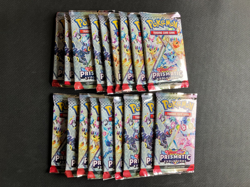 (18x) Pokemon Prismatic Evolutions Random Art Booster Packs New Factory Sealed - Image 1