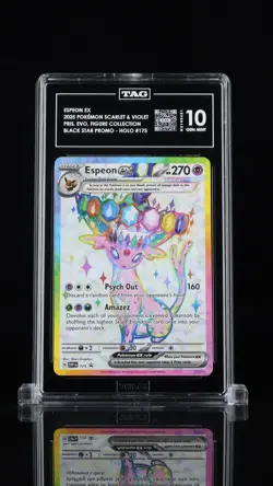 ESPEON EX 2025 POKEMON SCARLET & VIOLET BLACK STAR PROMOS #175 TAG 10 - Image 1