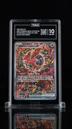 ORICORIO EX 2025 POKEMON MEGA EVOLUTION BLACK STAR PROMOS #024 TAG 10 - Image 1