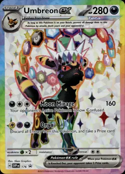 Umbreon ex - 176 SVP 176 Holo Scarlet & Violet Promo Multi Item Discount NM - Image 1
