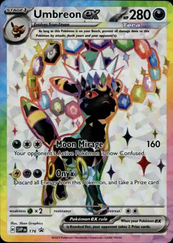 Umbreon ex - 176 SVP 176 Holo Scarlet & Violet Promo Multi Item Discount NM - Image 1