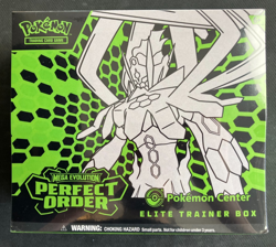 Pokemon Center ETB Mega Evolution Perfect Order Elite Trainer Box Sealed - Image 1