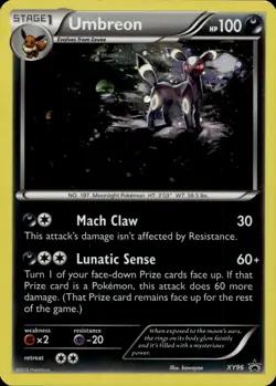 Umbreon XY96 Promo XY Black Star Promos LP - Image 1