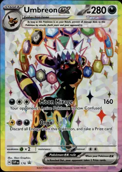 Umbreon ex - 176 SVP 176 Holo Scarlet & Violet Promo Multi Item Discount NM - Image 1