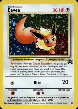 Eevee 11 Promo Wizards Black Star Promos MP - Image 1