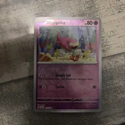 Slowpoke 57/142 Common Stellar Crown Pokemon Reverse Holo Near Mint - Image 1